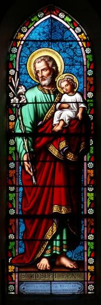 baie 1 : saint Joseph à l'enfant.