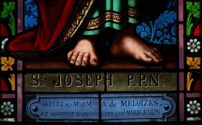 baie 1 : saint Joseph (détail).