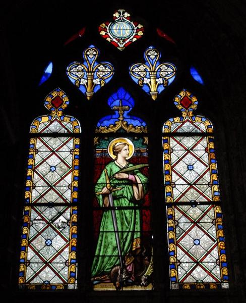 chapelle Notre-Dame, baie 2 : sainte Marguerite.