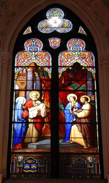 chapelle Notre-Dame, baie 10 : la Présentation de Jésus au Temple.