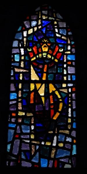 crypte, baie 3 : le Couronnement de la Vierge.