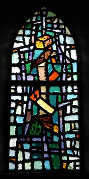 crypte, baie 5 : saint Joseph charpentier.