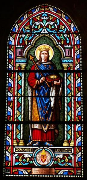 Verrière représentant saint Louis