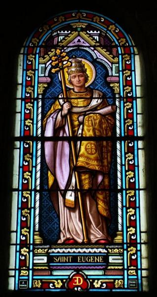Verrière représentant saint Eugène pape
