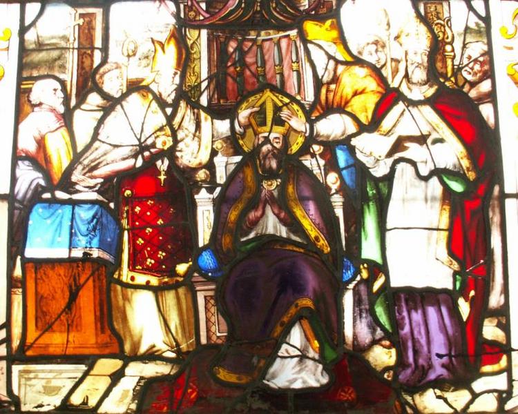 salle de la Vénerie : vie d'un saint évêque (détail).