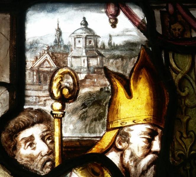 salle de la Vénerie : vie d'un saint évêque (détail).