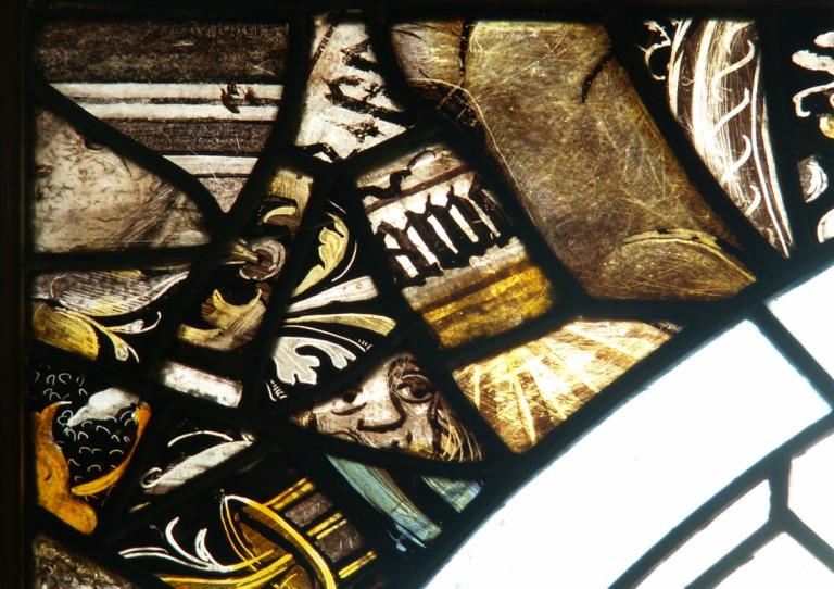 salle de la Vénerie : verrière macédoine n°1 (détail).