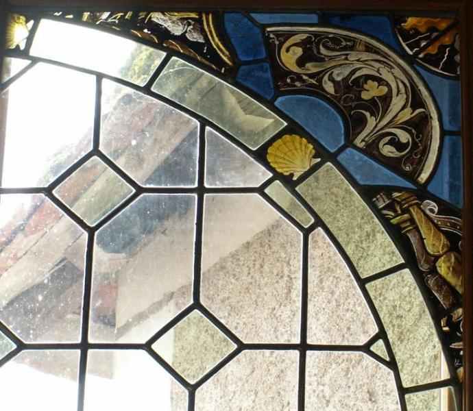 salle de la Vénerie : verrière macédoine n°2 (détail).