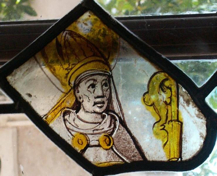 salon : verrière macédoine n°3 (détail).