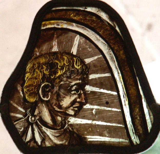 salon : verrière macédoine n°3 (détail).