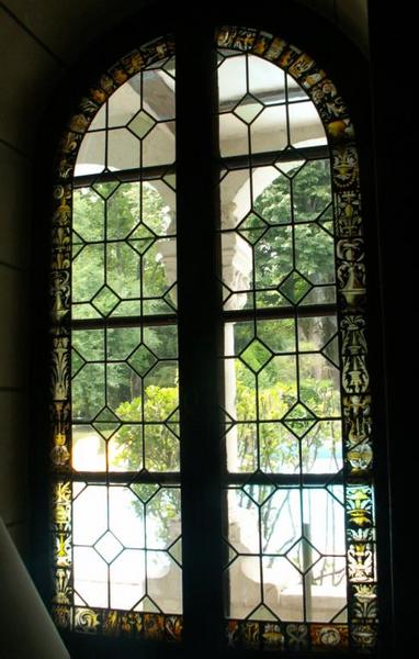 salon : verrière macédoine n°5 (détail).
