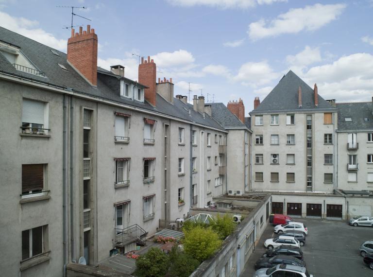 Façades postérieures nord et est.