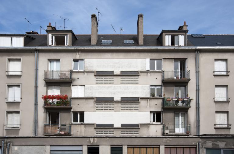 Façades postérieures des 7 et 7 bis rue Marceau.