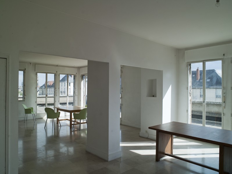 Troisième étage de l'aile est : living-room de l'appartement du directeur.
