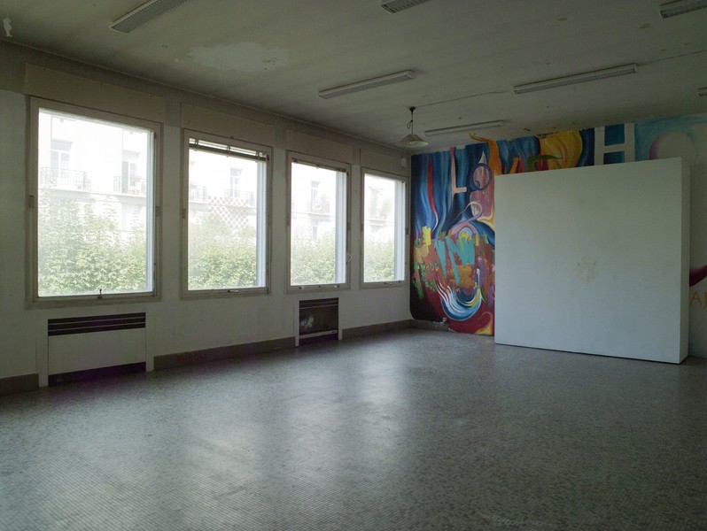 Premier étage de l'aile nord : salle de cours.