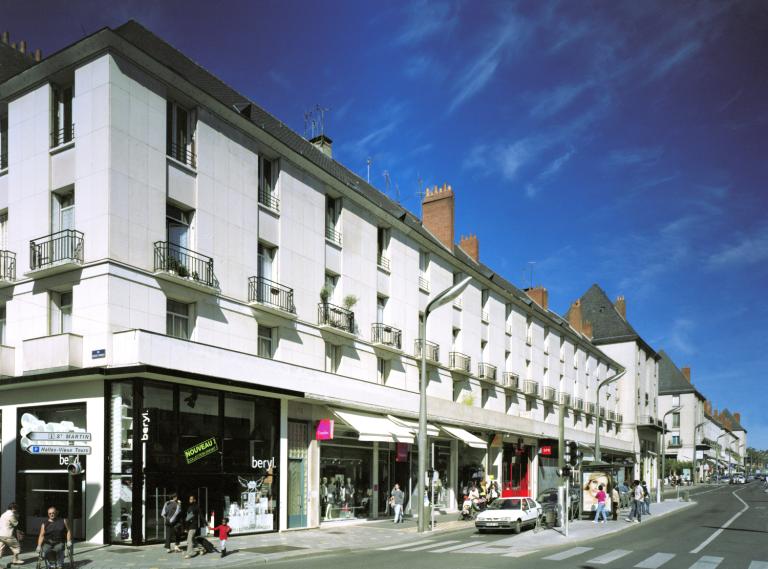 Façades rue Nationale. ; Façades ordonnancées des îlots P, M et E.