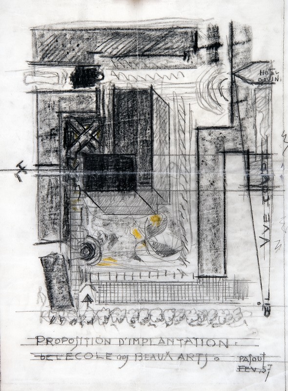 École des beaux-arts, actuellement Centre de création contemporaine Olivier Debré