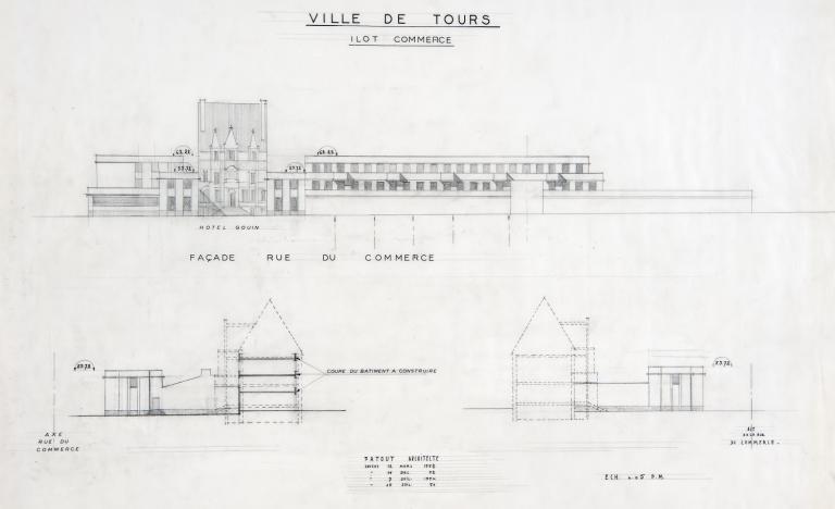 Ensemble de 8 immeubles dit îlot rue du Commerce (3 à 25 rue du Commerce)
