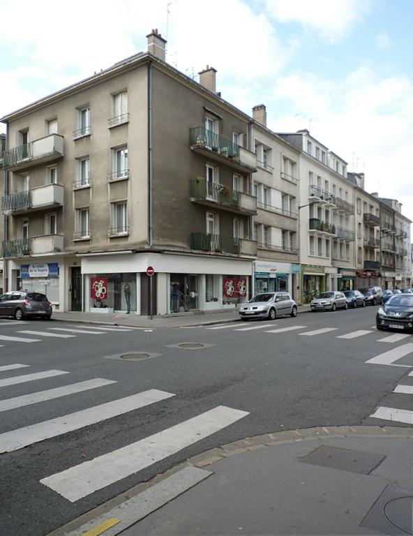 Façades rue Marceau. ; Façades des immeubles de l'îlot K rue Marceau.