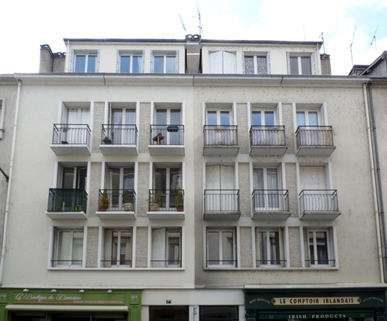 Façades principales des 7 et 7 bis rue Marceau.