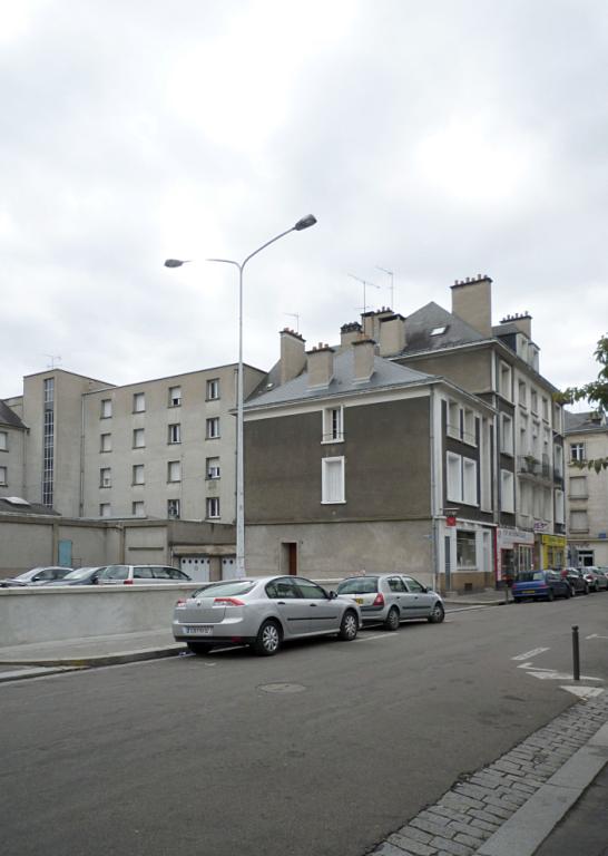 Ensemble ouest de l'îlot, vue depuis la rue Richelieu.
