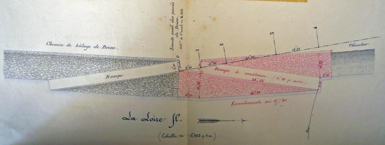 Les aménagements portuaires de la Loire : commune de Saint-Laurent-Nouan (Loir-et-Cher)