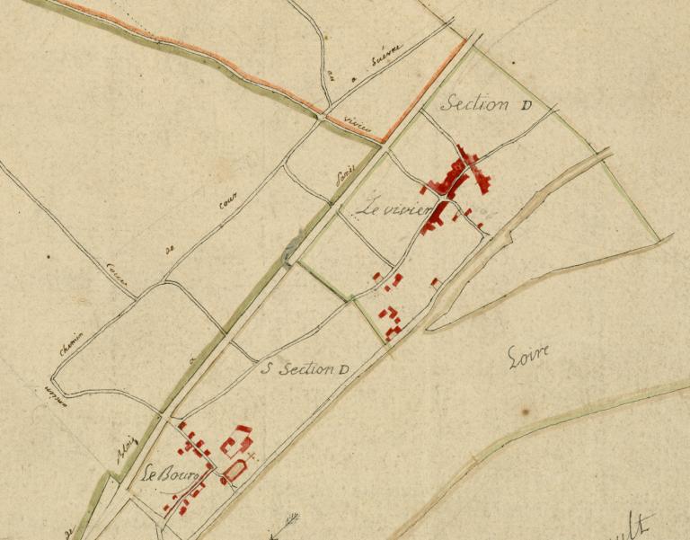 Les aménagements portuaires de la Loire : commune de Cour-sur-Loire (Loir-et-Cher) ; Port dit port refuge du Vivier ; Cale dite cale abreuvoir simple