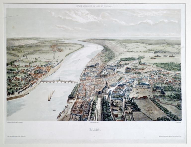 Les aménagements portuaires de la Loire : commune de Blois (Loir-et-Cher)