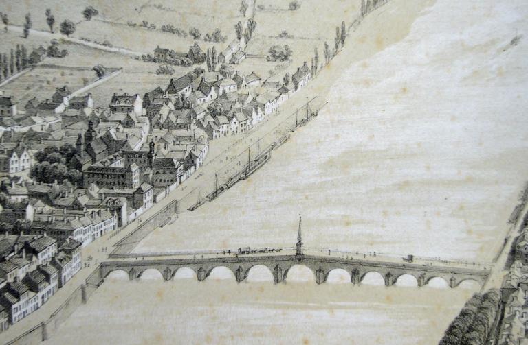 Quai (culées du pont Jacques Gabriel et quai faubourg de Vienne)