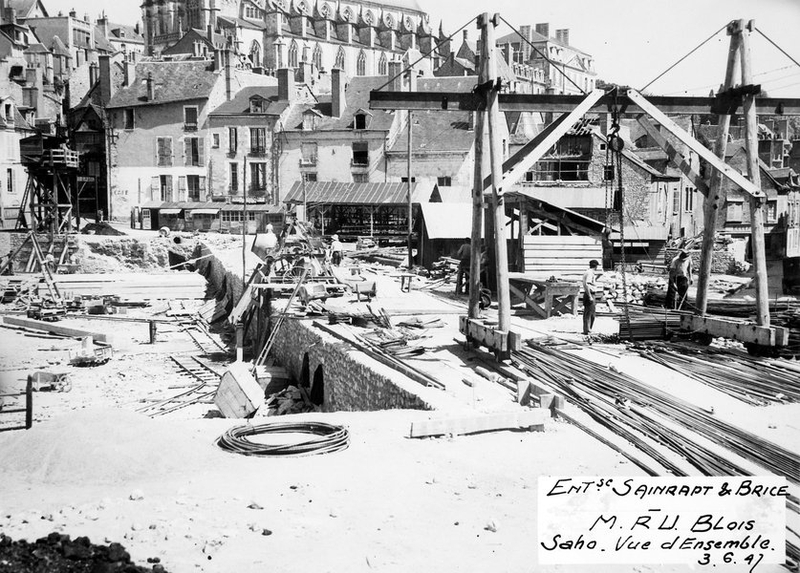 Saho, vue d'ensemble, 3-06-1947. (Archives départementales de Loir-et-Cher, Blois, 1195 W 44).