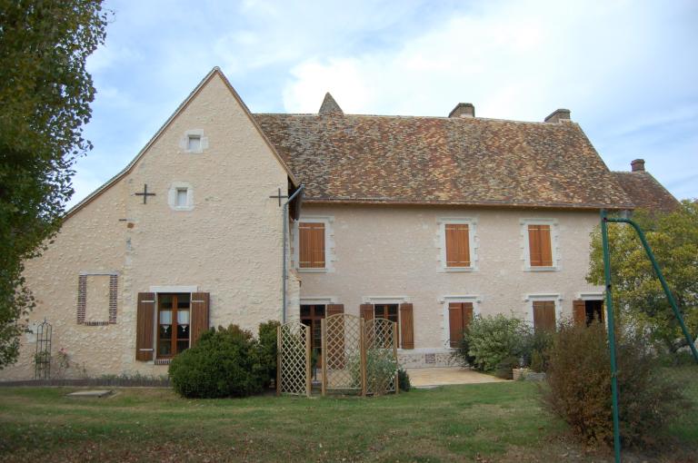 Vue générale du manoir depuis le sud-est.