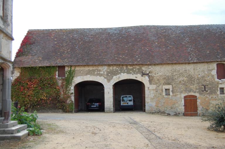 Bâtiment ouest : remise (ou betteraverie), élévation nord-est.