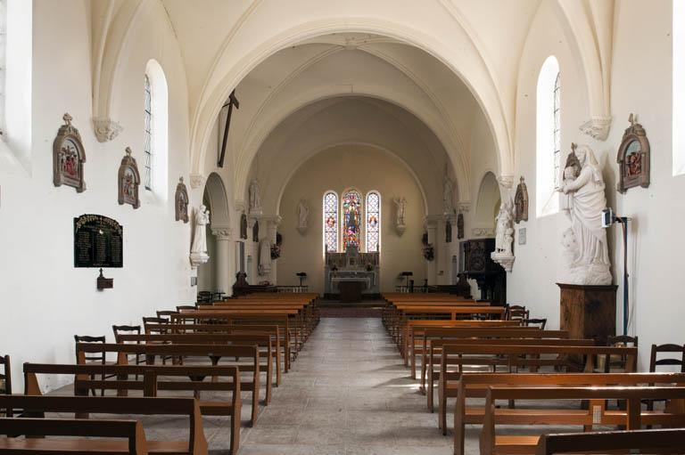Vue intérieure : choeur.