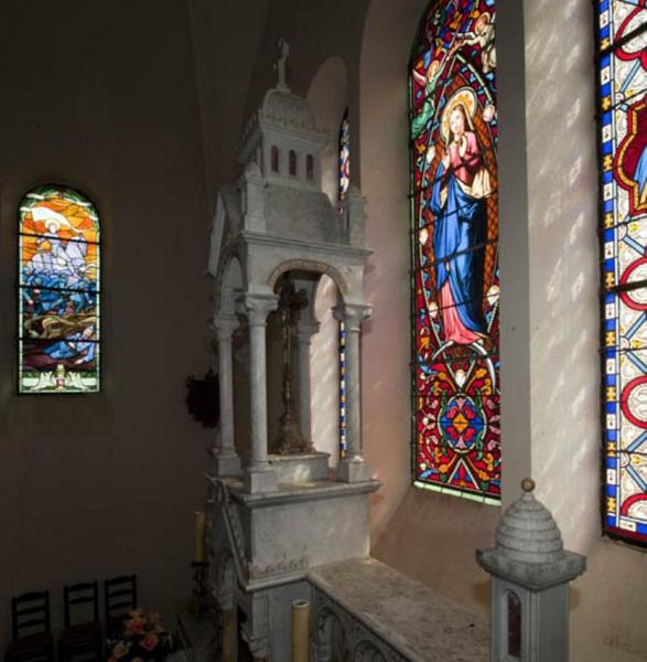 Vue intérieure : choeur.