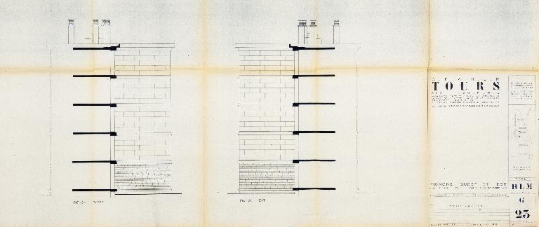 Immeuble de norme HLM en R+4 (ensemble de 20)