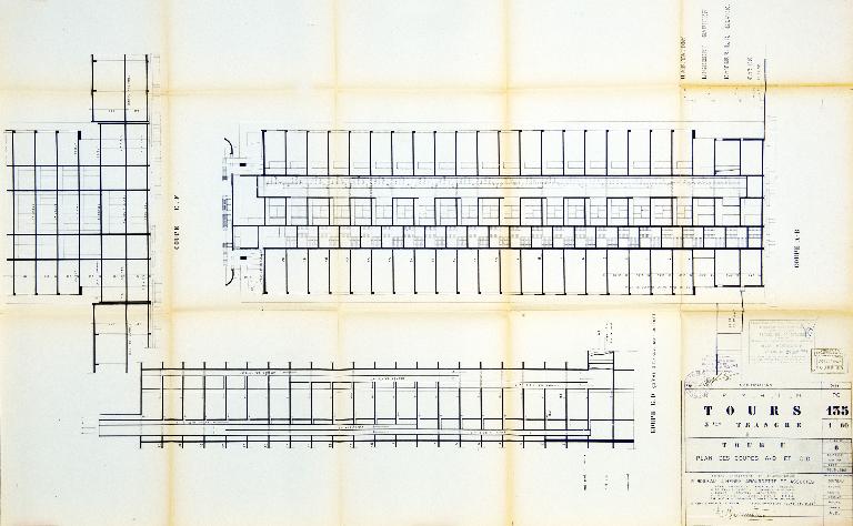 Coupes - 1963. (Archives communales de Tours, section contemporaine, Série W, cote 999 W 97).