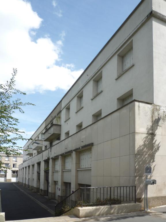 Vue générale des façades postérieures. ; Façades postérieures de l'îlot Colbert.