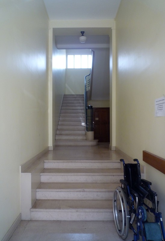 Hall d'entrée de l'immeuble.