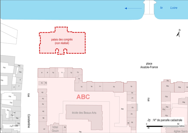 Plan masse (restitution).
