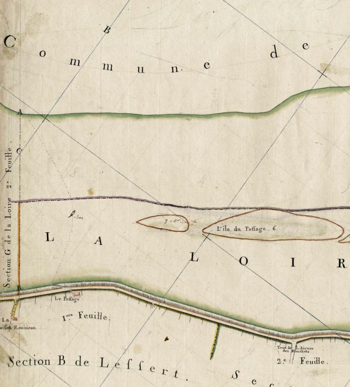 Les aménagements portuaires de la Loire : commune de Bréhémont (Indre-et-Loire)