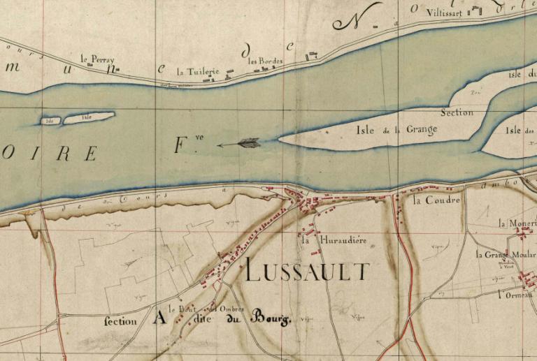 La rampe et la cale situées immédiatement en amont de la passerelle Saint-Symphorien. Vue prise vers l'aval.