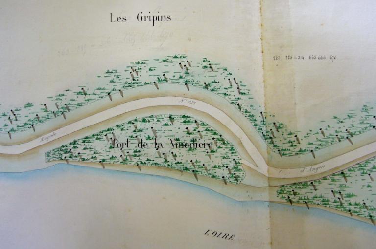 Vue d'ensemble vers l'amont.