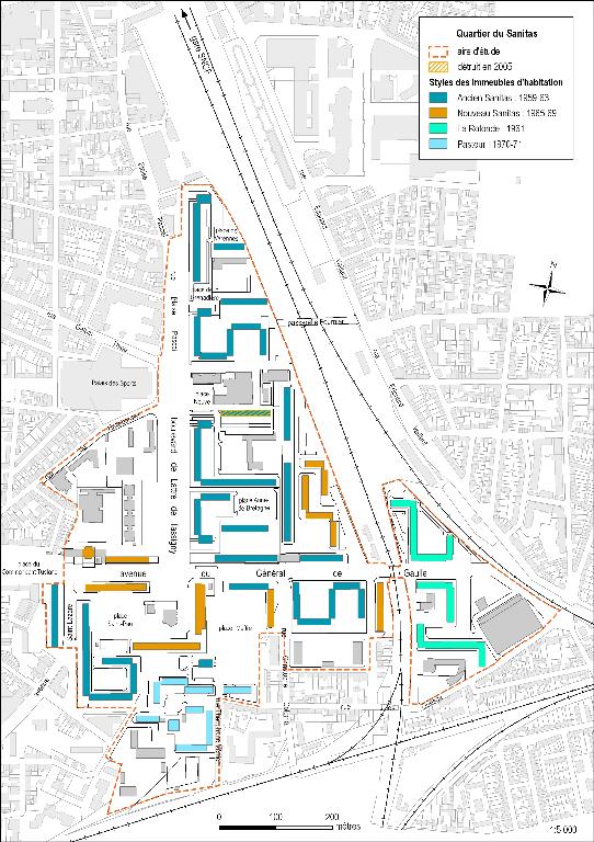 Styles des immeubles d'habitation