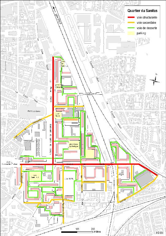 Plan général du réseau de voirie.