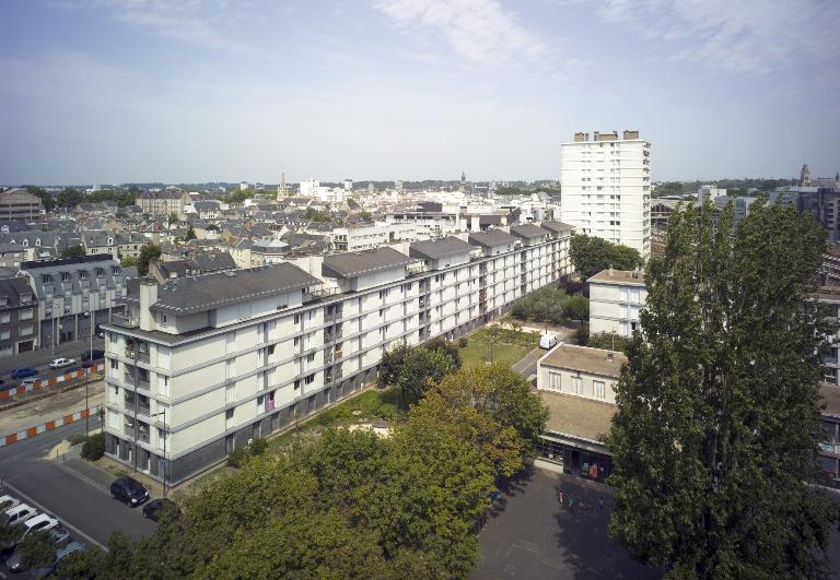 Vue générale du bâtiment B.