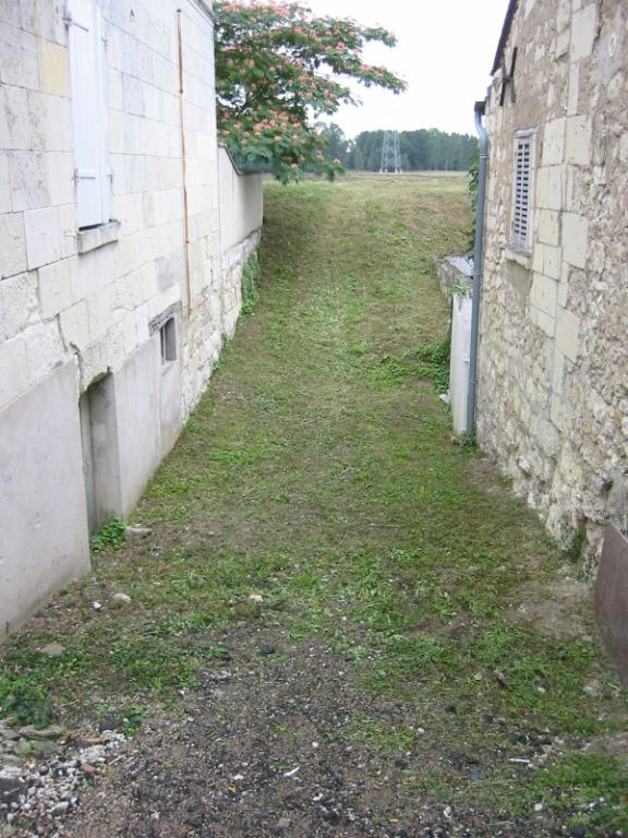 Plan des levées de Tours à Langeais, non daté (seconde moitié du XVIIIe siècle). Détail. (archives départementales d'Indre-et-Loire, C 277).