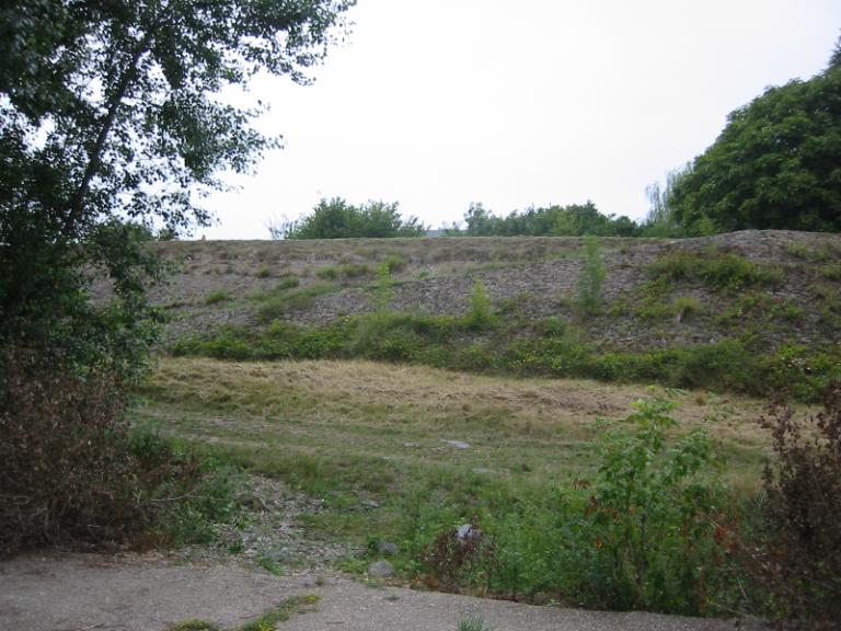 Vue d'ensemble vers l'amont (vue prise depuis le pont Wilson).