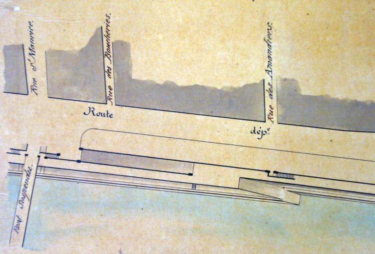 Les aménagements portuaires de la Loire : commune de Saint-Cyr-sur-Loire (Indre-et-Loire