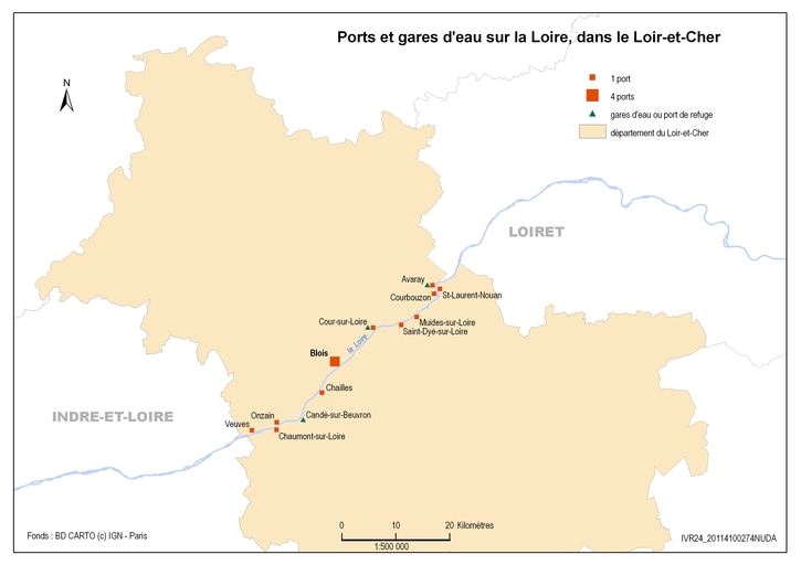 Les aménagements portuaires de la Loire dans le département du Loir-et-Cher
