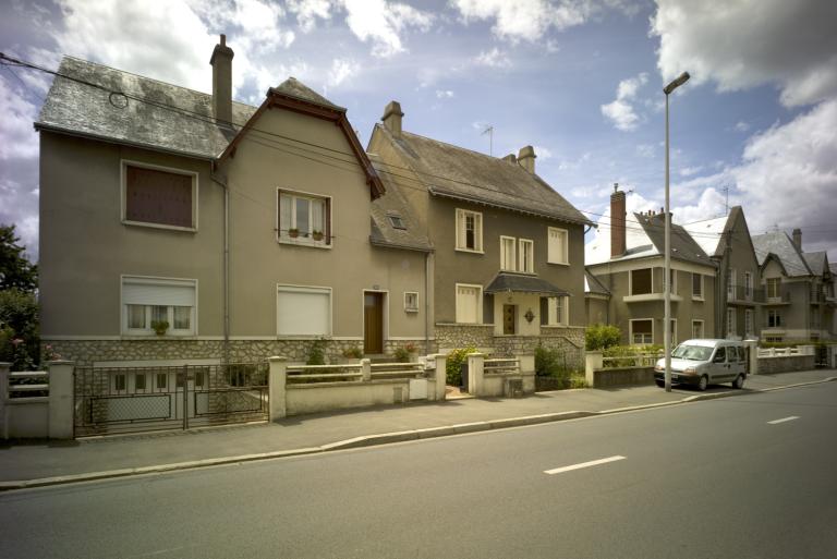 56, 58, 60 et 62 avenue du Maréchal-Leclerc, vus depuis le sud.